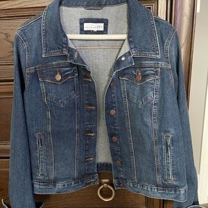 Ann Taylor Dark Blue Denim Jacket
